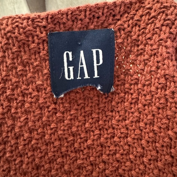 Gap orange cardigan Medium - Picture 5 of 5